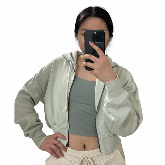 BDG Mint Green Women's Hoodie - Picture 3 of 4